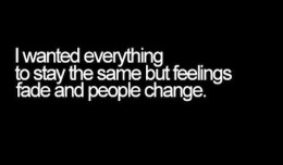 People change